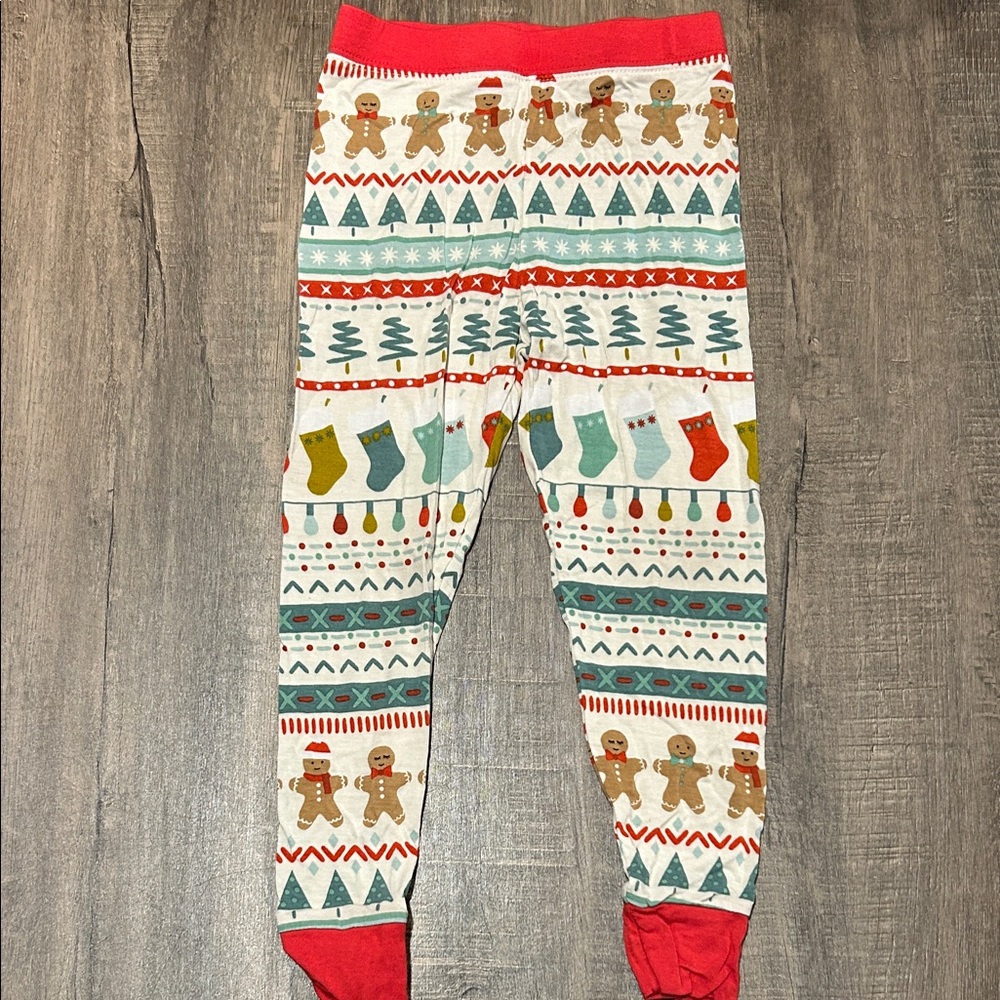 Little Sleepies Fair isle Festive Holiday Kids Pajamas - Picture 4 of 4